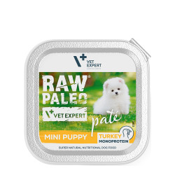Raw Paleo Pate Mini Junior mokra karma dla szczeniaka Indyk 150g
