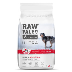 Raw Paleo Ultra sucha karma dla psa średni/duży WOŁOWINA 2kg