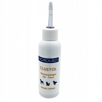 Micromed Vet Clustol Płyn do higieny uszu dla psów, kotów i koni 100ml