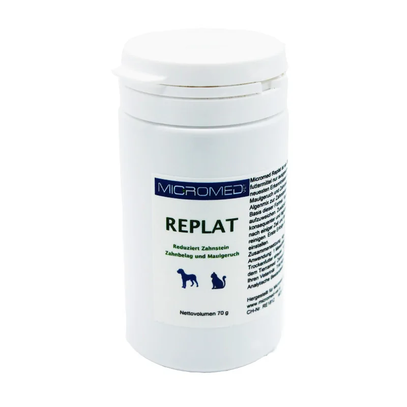 Micromed Vet Replat Preparat wspomagający higienę jamy ustnej dla psów i kotów 70g