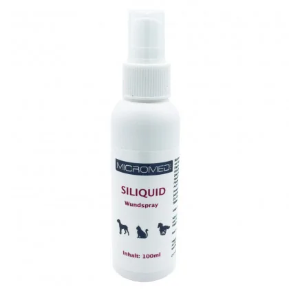 Micromed Vet Siliquid Spray na rany dla psów, kotów i koni 100ml