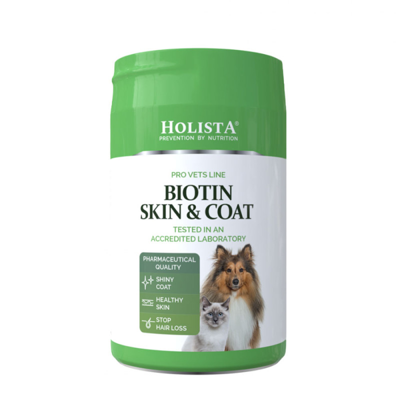 Holista Biotin Skóra i Sierść dla Psów i Kotów 200g