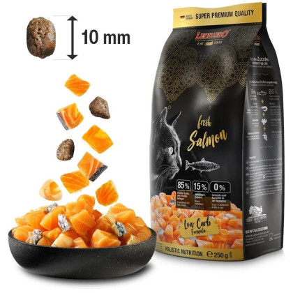 Leonardo Fresh Meat Salmon Sucha karma dla kotów łosoś 250g