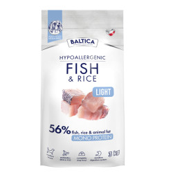 Baltica Adult Fish & Rice Light karma z rybą dla psów dorosłych ras średnich 3 kg