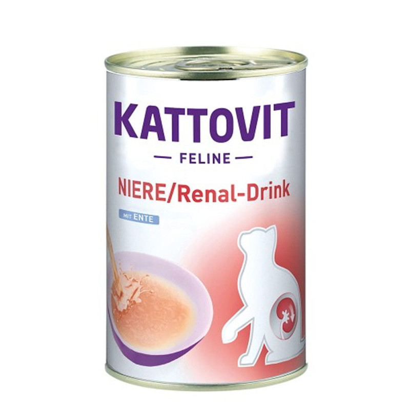 Kattovit Renal Drink Napój Dla Kota z Kaczką wspomagający 135 ml