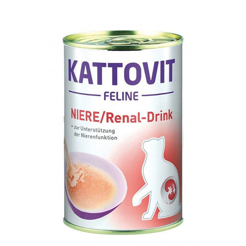 Kattovit Renal Drink Napój Dla Kota z Kurczakiem Wspomagający Funkcję Nerek 135 ml