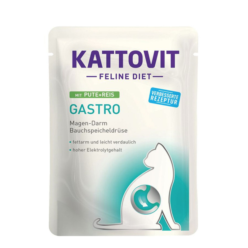 Kattovit Gastro Indyk z ryżem dla kota saszetka 85g