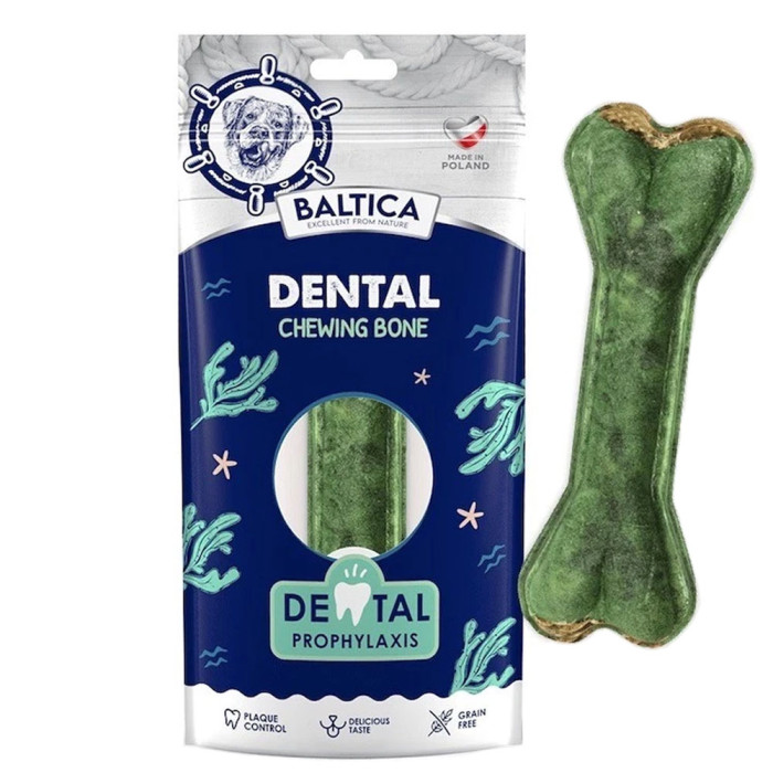 Baltica Kość Dental Chewing Bone Wołowina 12 cm -1 szt.