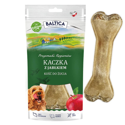 Baltica Kość Kaczka z jabłkiem 12 cm- 1 szt.