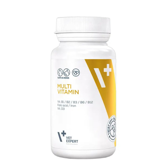 Vetexpert Multivitamin 30 kapsułek Preparat Witaminowo - Mineralny Dla Psów I Kotów