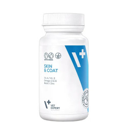 Vetexpert Skin&Coat 30 kapsułek Preparat Wspierający Skórę I Sierść Dla Psów I Kotów