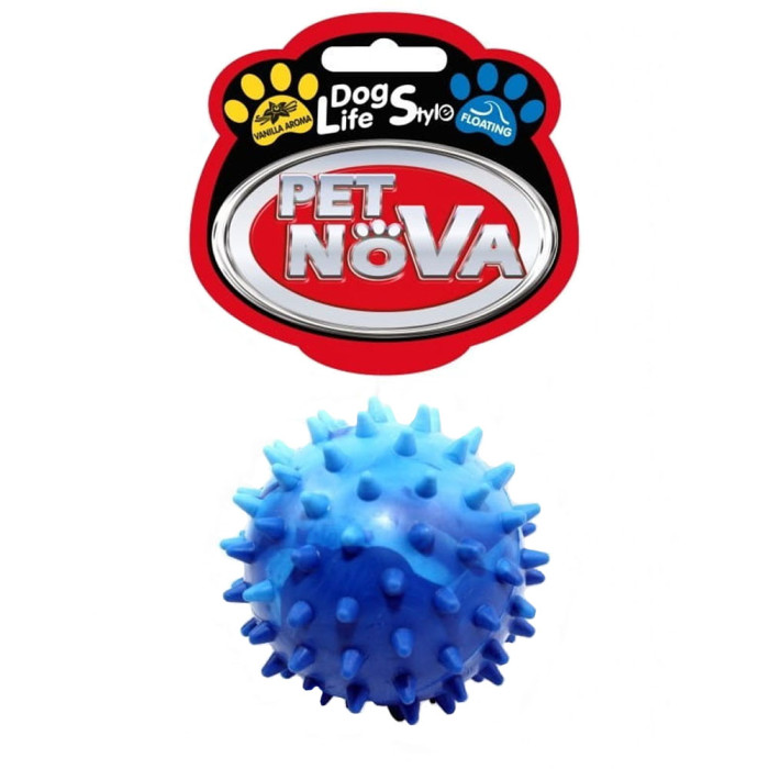 Pet Nova Piłka multikolor z wypustami 4,5 cm