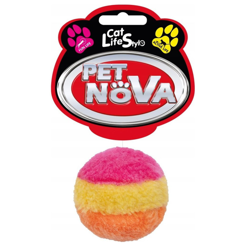 Pet Nova Piłka pluszowa dla kota 4 cm