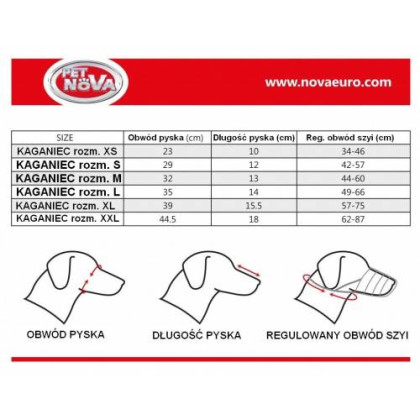 Pet Nova Kaganiec plastikowy elastyczny M