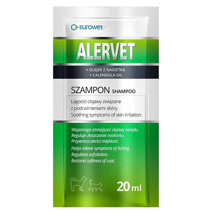 Eurowet Alervet Saszetka szampon antyalergiczny 20ml