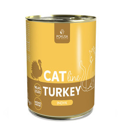 Pokusa CatLine Indyk karma mokra dla kotów dorosłych 400g
