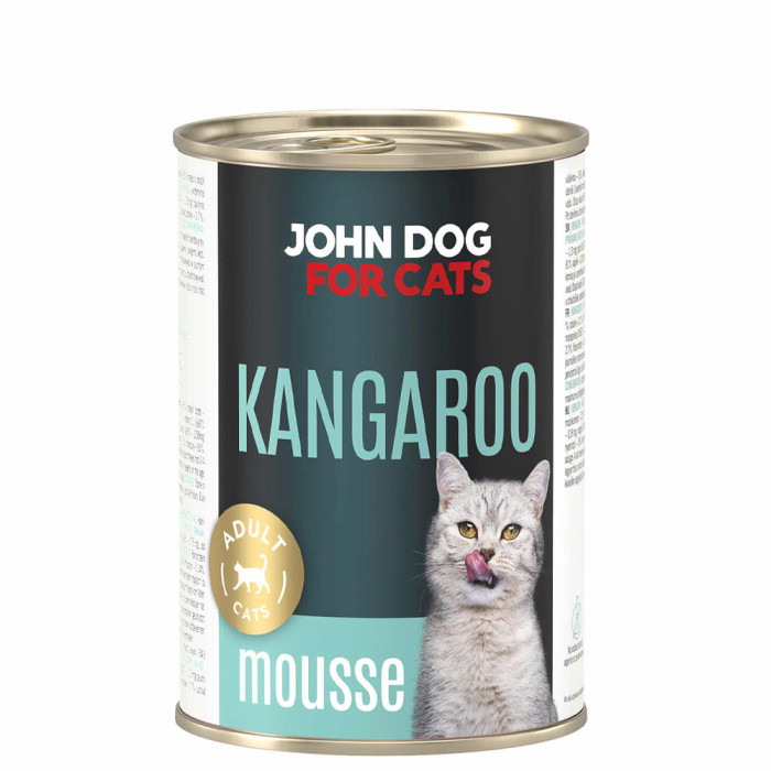 John Dog Kangur mus karma mokra dla kota 400g