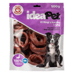 IdeaPet Ringi z kaczką i rybą 500g