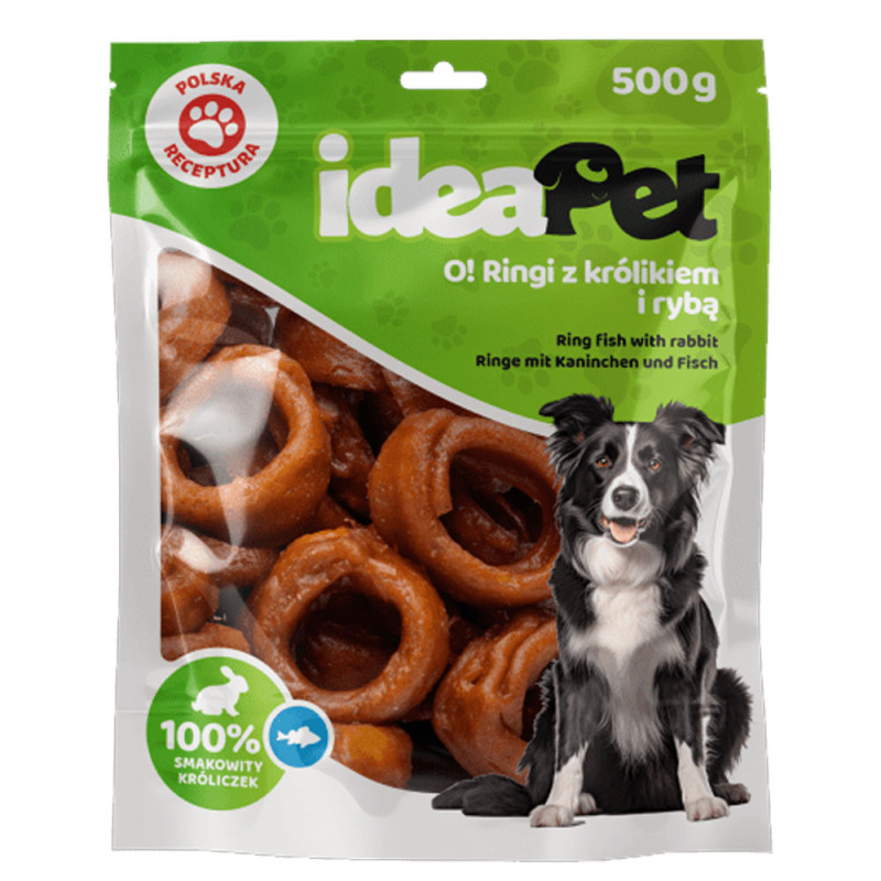 IdeaPet Ringi z królikiem i rybą 500g