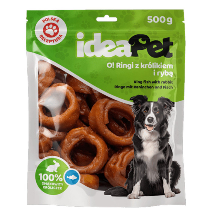 IdeaPet Ringi z królikiem i rybą 500g