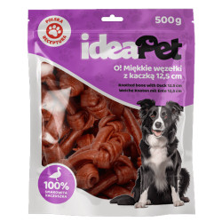 IdeaPet Węzełki z kaczką maxi 12,5cm 500g