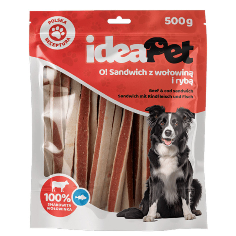 IdeaPet Sandwich z Wołowiną i Rybą 500g