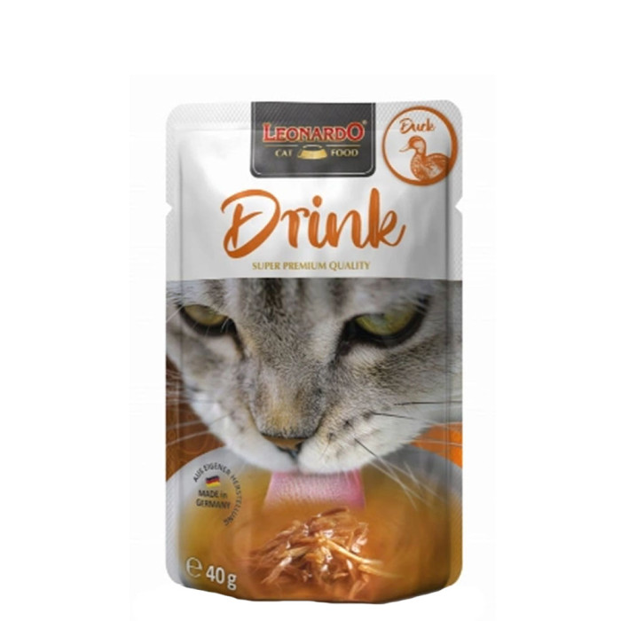Leonardo Drink Dodatek do karmy dla kotów kaczka 40g