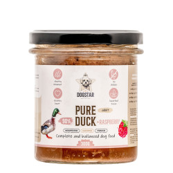 Dogstar Pure Kaczka z malinami i marchewką mokra karma dla psa 300g