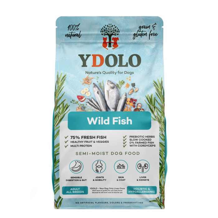 YDOLO Wild Fish ryby morskie karma półwilgotna 2,5kg