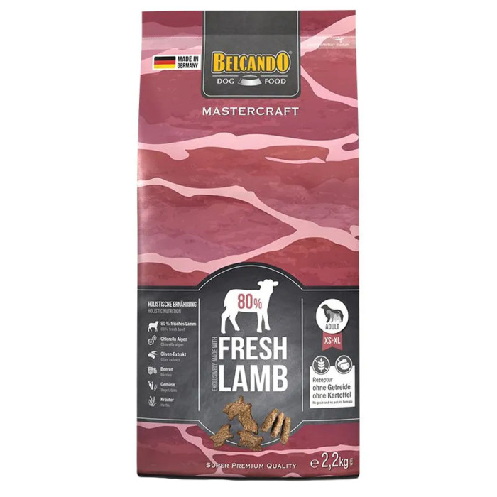 Belcando Mastercraft sucha karma dla psów świeża jagnięcina 2,2kg