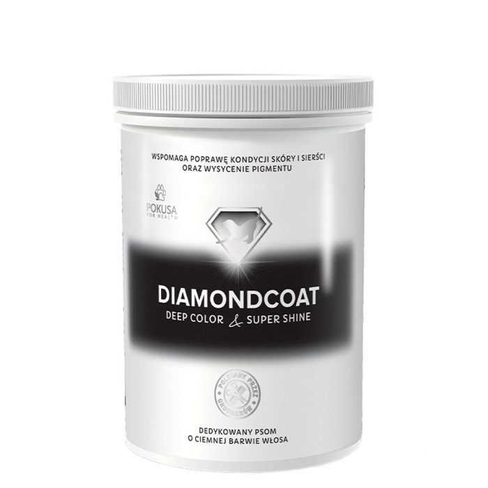 Pokusa DiamondCoat DeepColor & SuperShine Preparat na ciemną sierść psów 300g