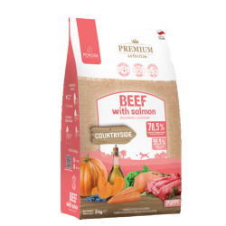 Pokusa Premium Selection - karma sucha wołowina z łososiem dla szczeniąt 3 kg