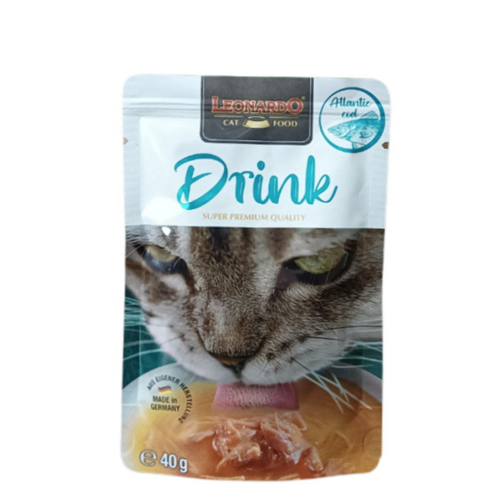 Leonardo Drink dodatek do karmy dla kotów dorsz atlantycki 40g