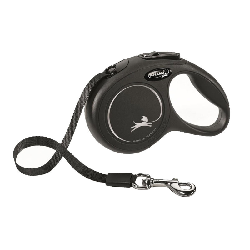 Flexi Smycz Rozmiar XS taśma 3m - New Classic czarna
