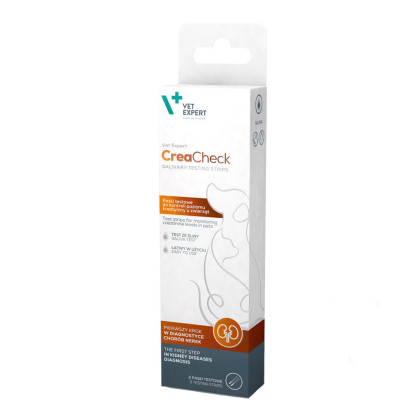 Vet Expert CreaCheck Test do kontroli kreatyniny dla psa i kota 2 szt.