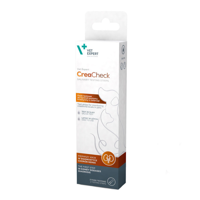 Vet Expert CreaCheck Test do kontroli kreatyniny dla psa i kota 2 szt.