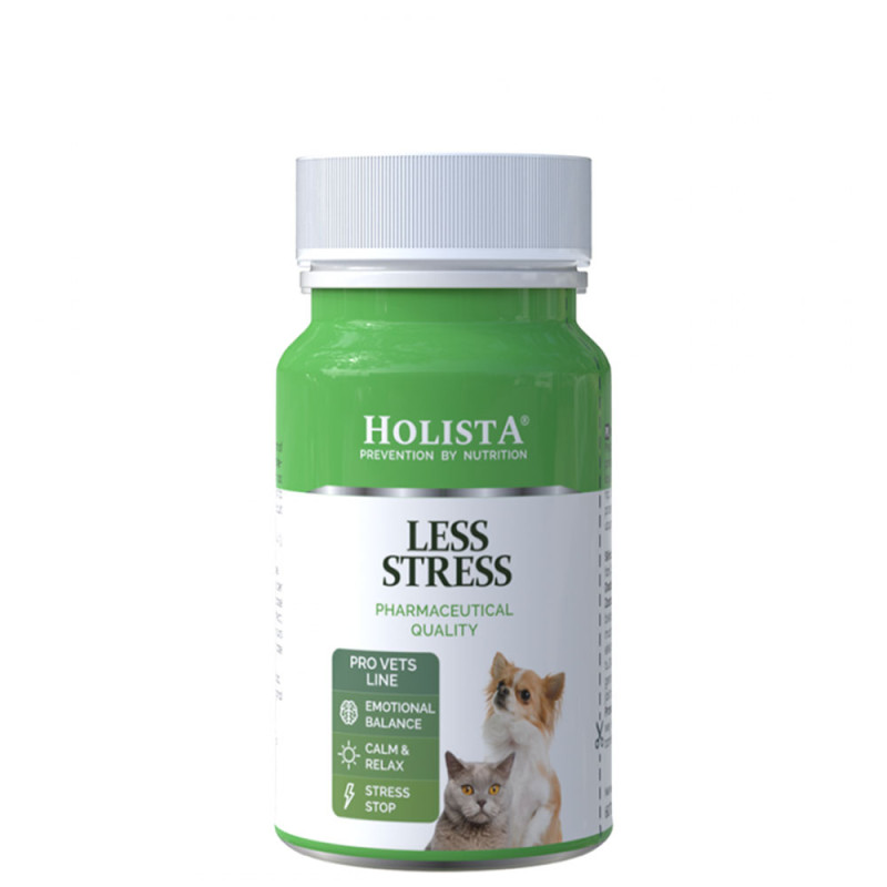 Holista Less Stres Tabletki na stres dla psa i kota 60 tabletek