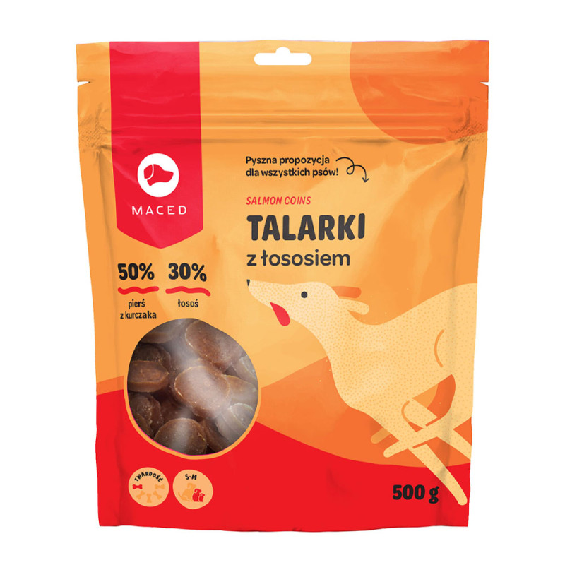 Maced Talarki z łososia przysmak dla psów 500g