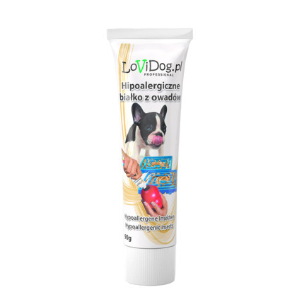 Lovi Dog Pasztet w tubce dla psa z białkiem owadów 90g