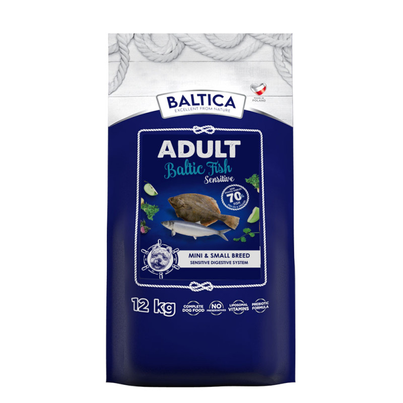Baltica Adult Sensitive Ryba dla psów dorosłych małych ras 12kg