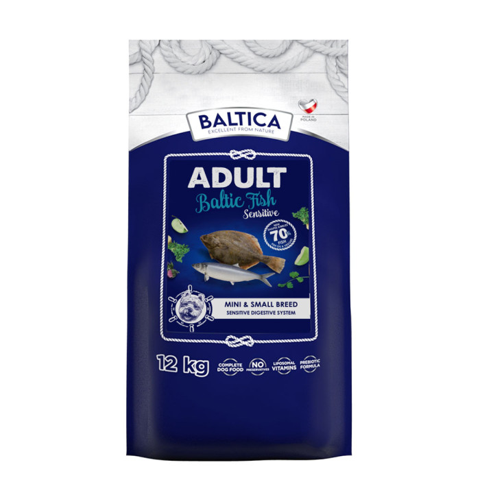 Baltica Adult Sensitive Ryba dla psów dorosłych małych ras 12kg