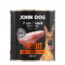 John Black Pure Black Special mokra karma dla psa Królik 800g