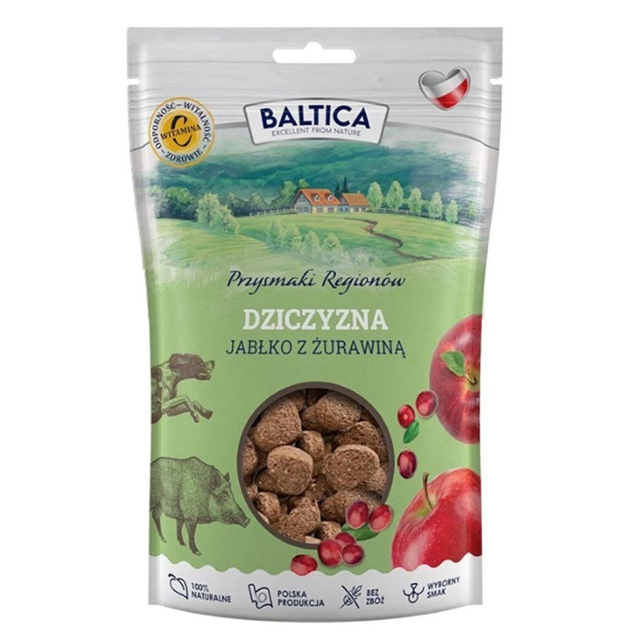 Baltica Trenerki Dziczyzna z jabłkiem 100g
