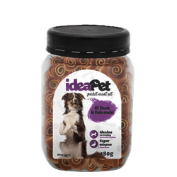IdeaPet Pocket Kaczka i ryba sushi przysmak dla psa 180g