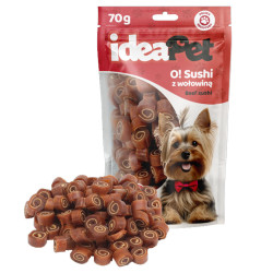 IdeaPet O! Sushi z wołowiną przysmak dla psa 70g
