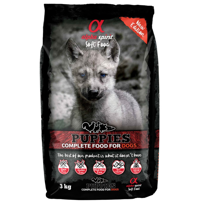Alpha Spirit Puppies półmiękka karma dla szczeniąt 3kg