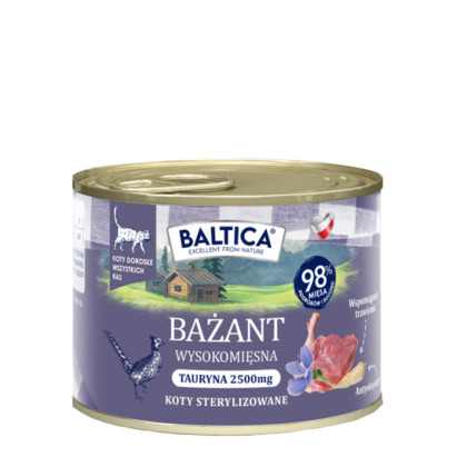 Baltica Bażant Karma mokra dla kota 185g