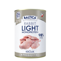 Baltica Królik Light monoproteinowa karma dla psów 400g