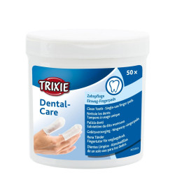 Trixie Dental Care czyste zęby nakładki na palce 50 sztuk