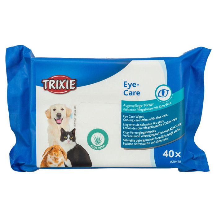 Trixie Chusteczki nawilżane do oczu 40 szt